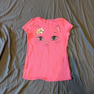 The Children's Place‎ Pink Cat Face Tee